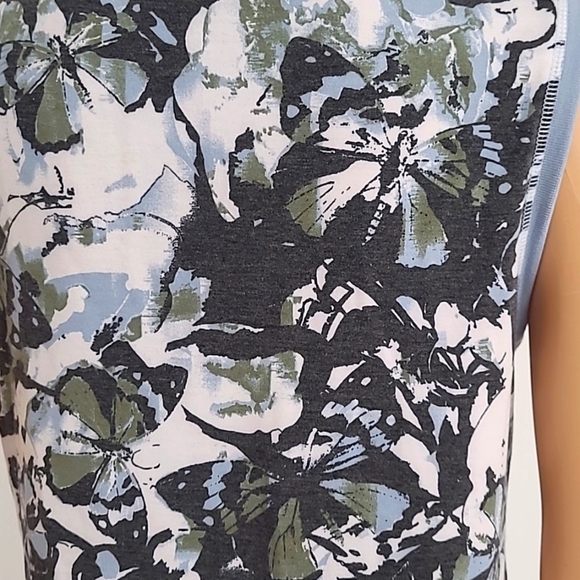 Cute camo butterfly summer dress  beach coverup size L. - Picture 5 of 12